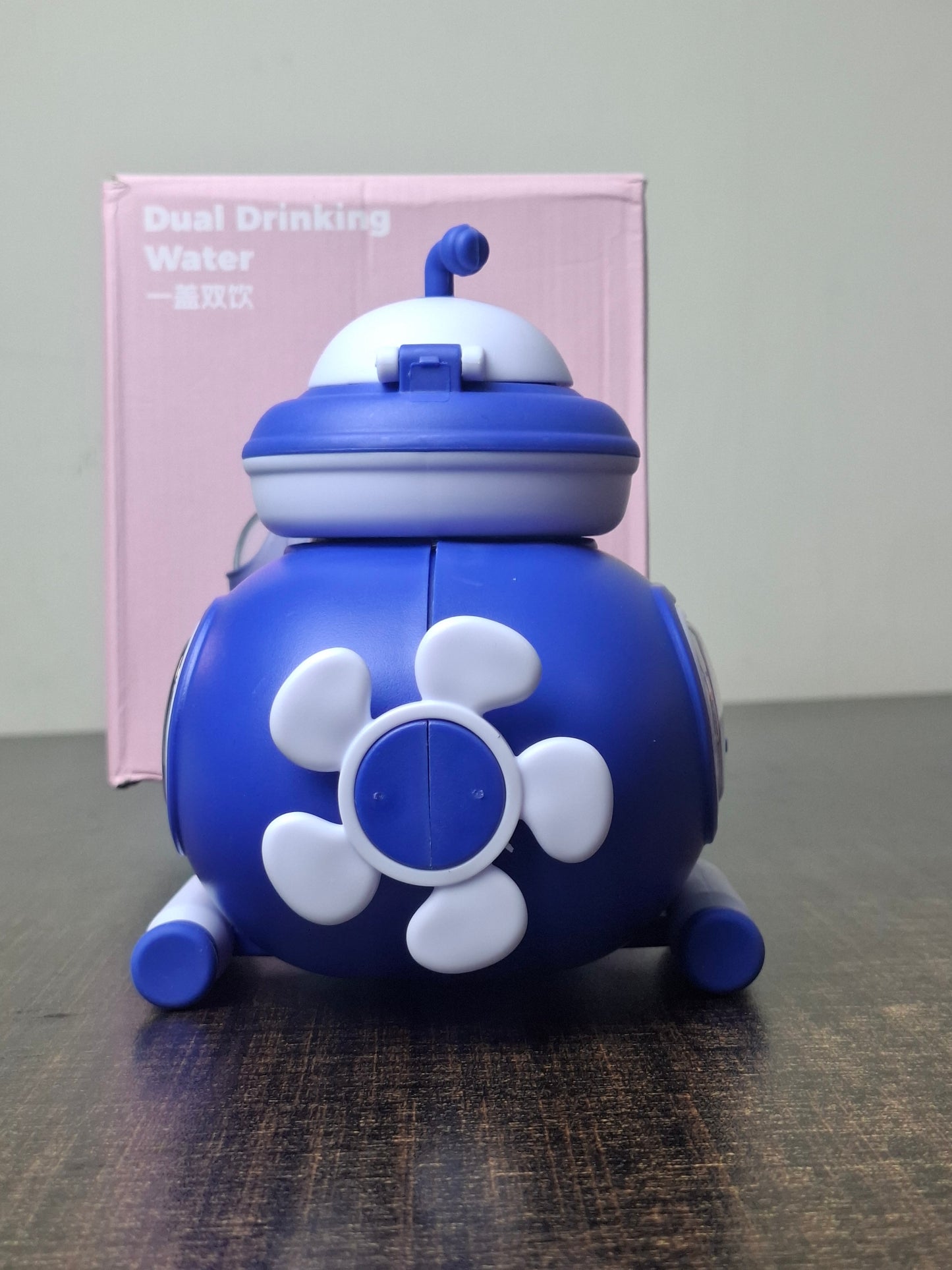 Submarine Kids Water Bottle with Straw | Double Water Cup for School