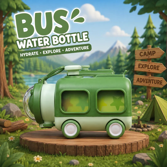 Van Kids Water Bottle with Straw | Double Water Cup for School