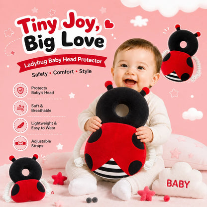 🐞 Ladybug - Baby's Head Protector