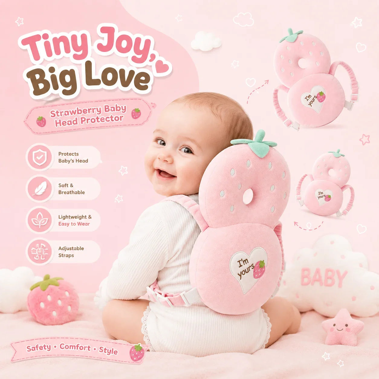 Protect Your Baby's Head During Every Little Fall ❤️