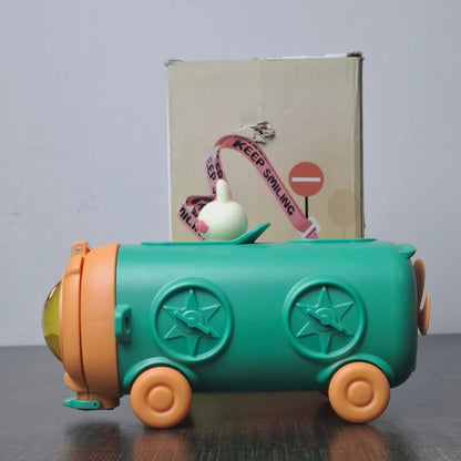 Bunny Submarine Kids Water Bottle with Straw | Double Water Cup for School