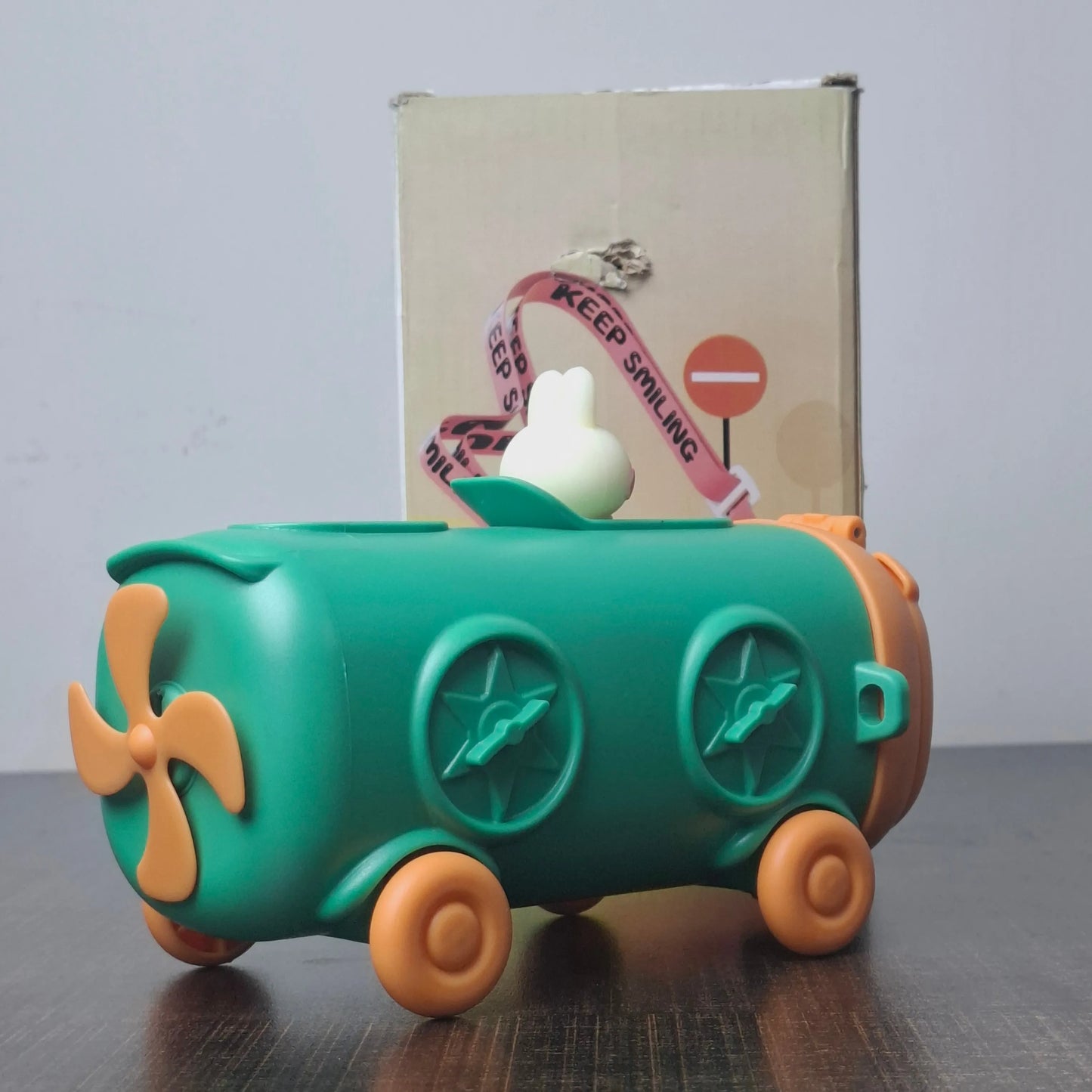 Bunny Submarine Kids Water Bottle with Straw | Double Water Cup for School