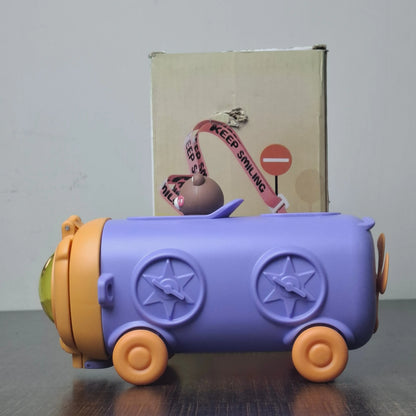 Bunny Submarine Kids Water Bottle with Straw | Double Water Cup for School